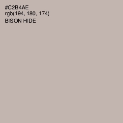 #C2B4AE - Bison Hide Color Image